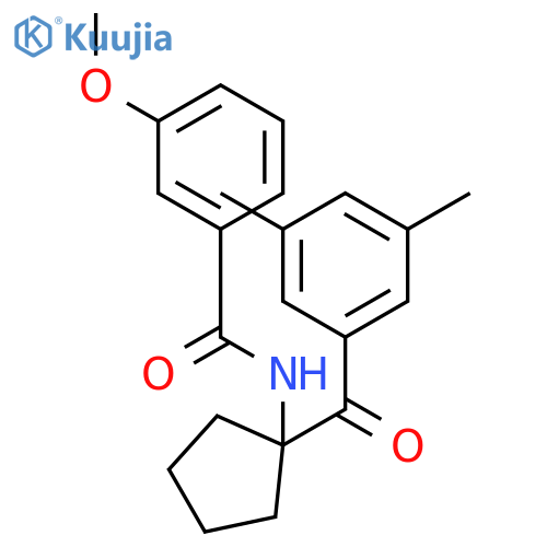 Benzamide, N-[1-(3,5-dimethylbenzoyl)cyclopentyl]-3-methoxy- structure