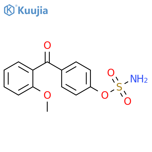 Sulfamic acid, 4-(2-methoxybenzoyl)phenyl ester structure