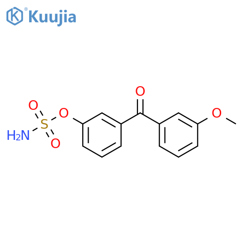 Sulfamic acid, 3-(3-methoxybenzoyl)phenyl ester structure