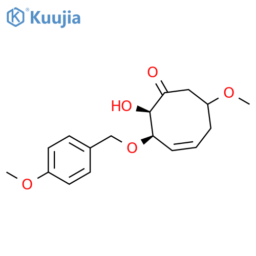 4-Cycloocten-1-one,2-hydroxy-7-methoxy-3-[(4-methoxyphenyl)methoxy]-, (2R,3R)- structure