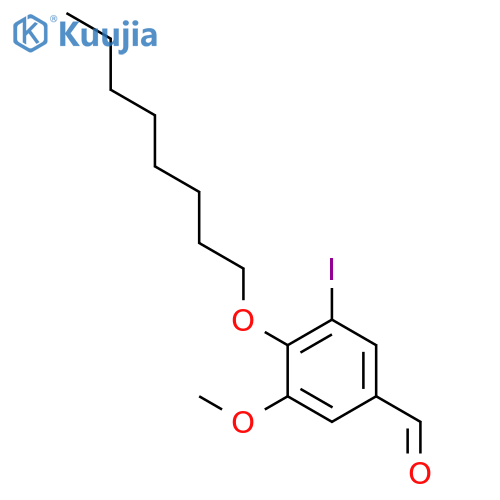 Benzaldehyde, 3-iodo-5-methoxy-4-(octyloxy)- structure