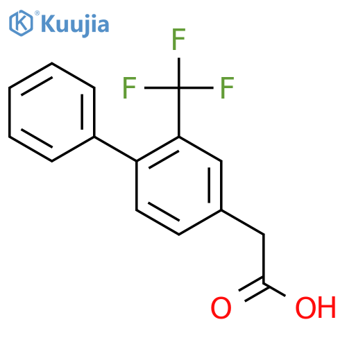 2-(2-(Trifluoromethyl)biphenyl-4-yl)acetic acid structure