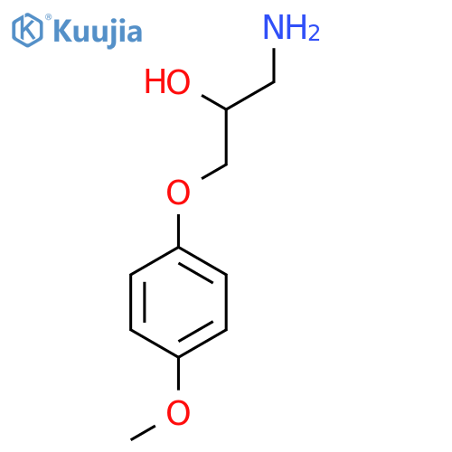 1-Amino-3-(4-methoxyphenoxy)propan-2-ol structure