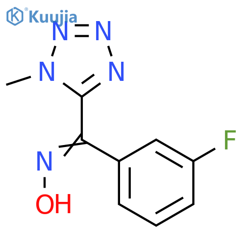 Methanone, (3-fluorophenyl)(1-methyl-1H-tetrazol-5-yl)-, oxime structure
