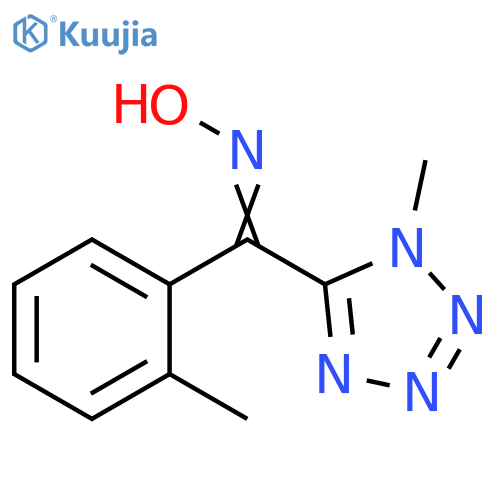 Methanone, (2-methylphenyl)(1-methyl-1H-tetrazol-5-yl)-, oxime structure