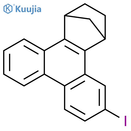 1,4-Methanotriphenylene, 1,2,3,4-tetrahydro-6-iodo- structure