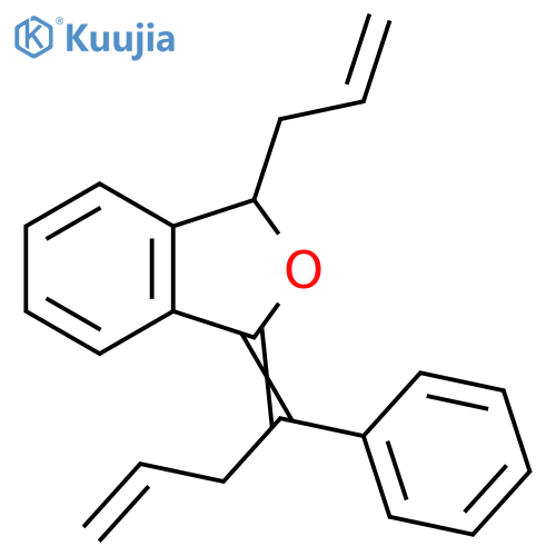 Isobenzofuran, 1,3-dihydro-1-(1-phenyl-3-butenylidene)-3-(2-propenyl)- structure