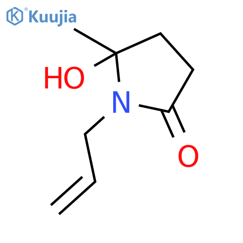 5-hydroxy-5-methyl-1-(2-propen-1-yl)-2-Pyrrolidinone structure