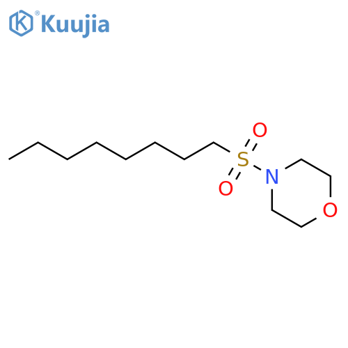 Morpholine, 4-(octylsulfonyl)- structure
