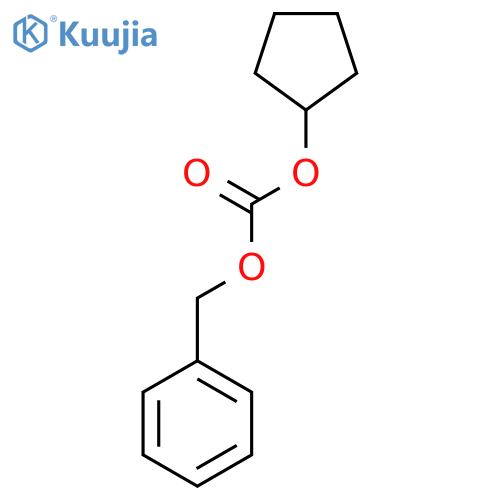 Carbonic acid, cyclopentyl phenylmethyl ester structure