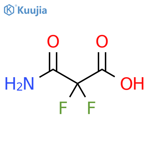 2-Carbamoyl-2,2-difluoroacetic acid structure