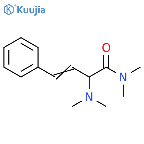 3-Butenamide, 2-(dimethylamino)-N,N-dimethyl-4-phenyl- structure