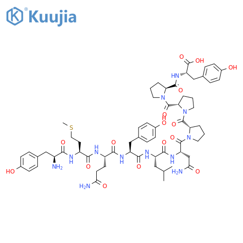 L-Tyrosine,L-tyrosyl-L-methionyl-L-glutaminyl-L-tyrosyl-L-leucyl-L-asparaginyl-L-prolyl-L-prolyl-L-prolyl- structure