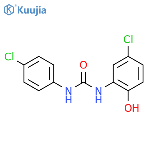 UREA, N-(5-CHLORO-2-HYDROXYPHENYL)-N'-(4-CHLOROPHENYL)- structure