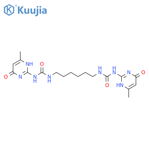 Urea,N,N''-1,6-hexanediylbis[N'-(1,4-dihydro-6-methyl-4-oxo-2-pyrimidinyl)- structure