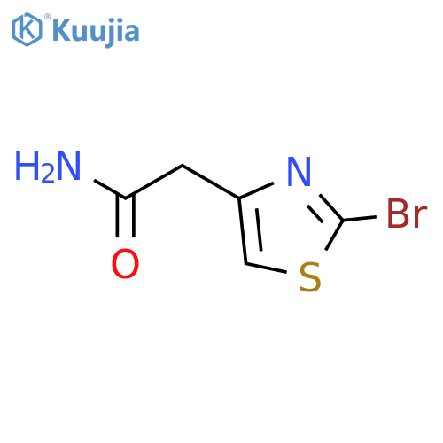 2-(2-Bromothiazol-4-yl)acetamide structure