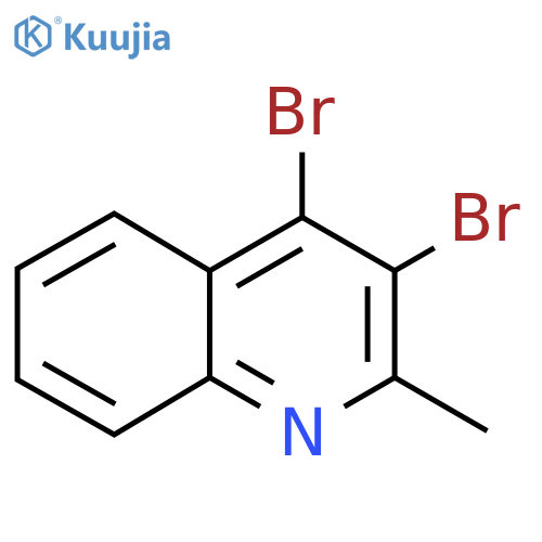 3,4-Dibromo-2-methylquinoline structure