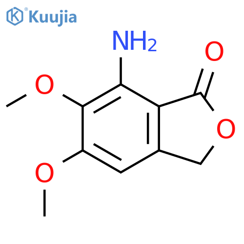 7-amino-5,6-dimethoxy-2-benzofuran-1(3H)-one structure