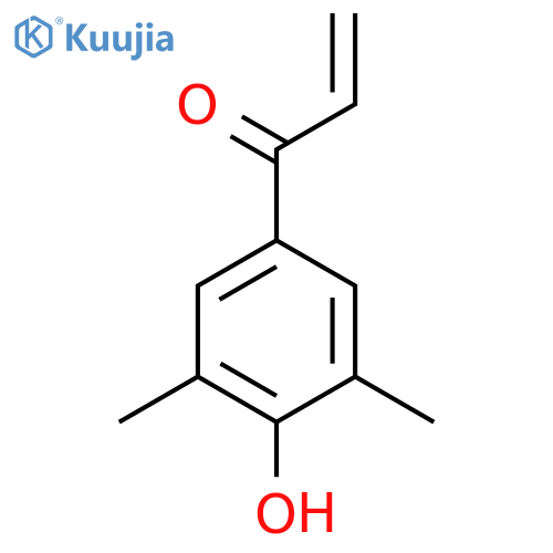 1-(4-hydroxy-3,5-dimethylphenyl)prop-2-en-1-one structure