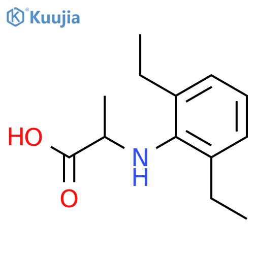 Alanine, N-(2,6-diethylphenyl)- structure