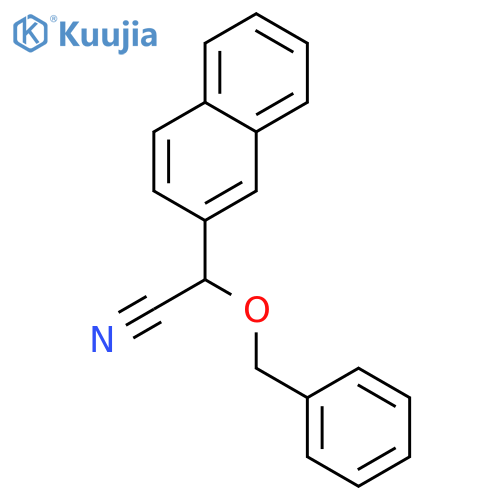 (Benzyloxy)(2-naphthyl)acetonitrile structure