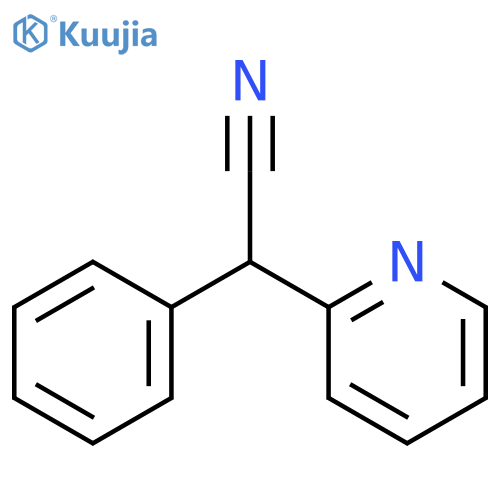 a-Phenyl-a-(2-pyridyl)acetonitrile structure
