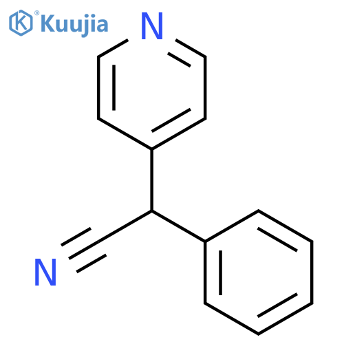 α-(4-pyridyl)phenylacetonitril structure