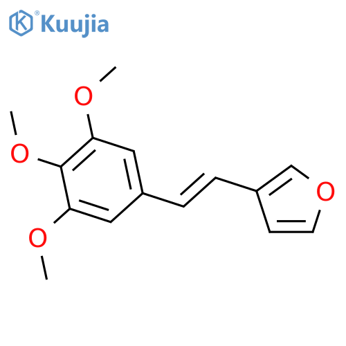 Furan, 3-[(1E)-2-(3,4,5-trimethoxyphenyl)ethenyl]- structure
