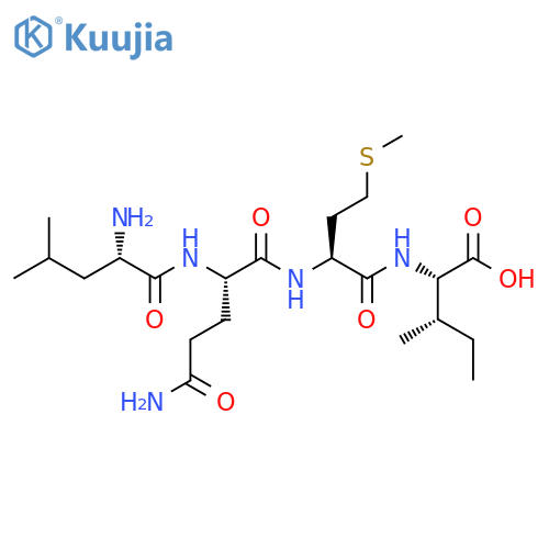 L-Isoleucine, L-leucyl-L-glutaminyl-L-methionyl- structure