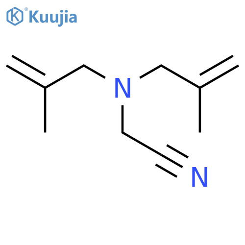 Acetonitrile, [bis(2-methyl-2-propenyl)amino]- (9CI) structure