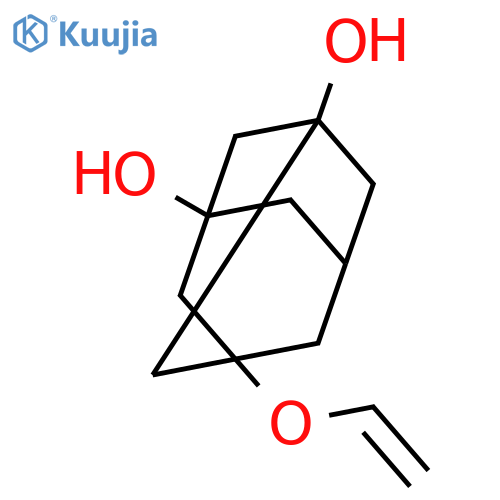 Tricyclo[3.3.1.13,7]decane-1,3-diol, 5-(ethenyloxy)- (9CI) structure
