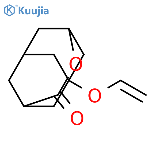 4-OXATRICYCLO[4.3.1.13,8]UNDECAN-5-ONE, 1-(ETHENYLOXY)- structure