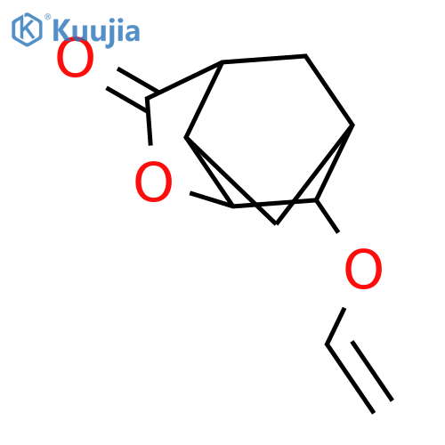 3,5-Methano-2H-cyclopenta[b]furan-2-one, 6-(ethenyloxy)hexahydro- structure