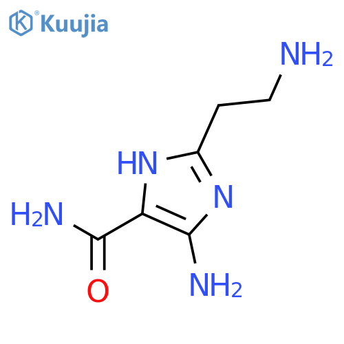 1H-Imidazole-4-carboxamide, 5-amino-2-(2-aminoethyl)- structure