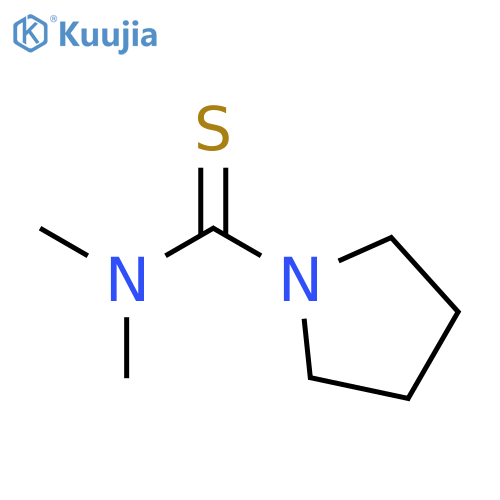 1-Pyrrolidinecarbothioamide, N,N-dimethyl- structure