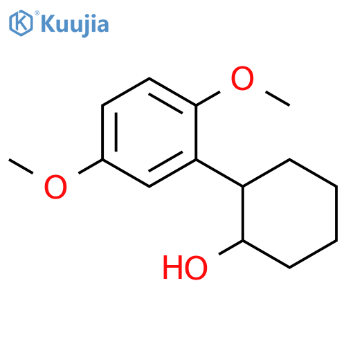 2-(2,5-dimethoxyphenyl)cyclohexanol structure