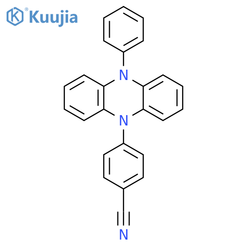Benzonitrile, 4-(10-phenyl-5(10H)-phenazinyl)- structure
