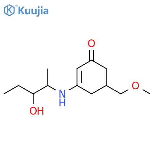 2-Cyclohexen-1-one,3-[(2-hydroxy-1-methylbutyl)amino]-5-(methoxymethyl)- structure