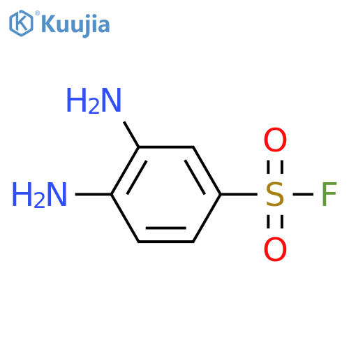 3,4-Diaminobenzenesulfonyl fluoride structure