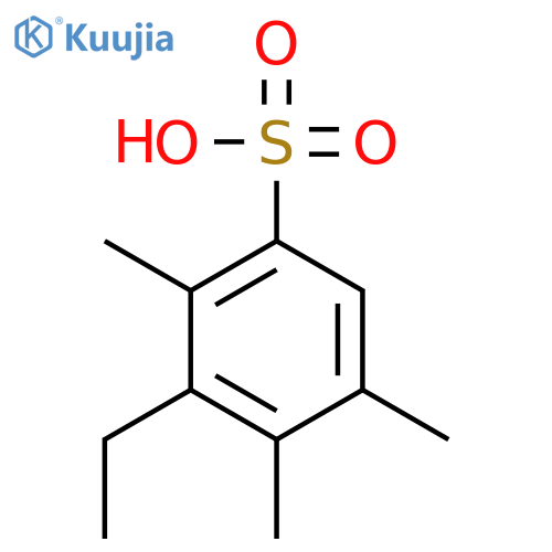 Benzenesulfonic acid, 3-ethyl-2,4,5-trimethyl- (9CI) structure