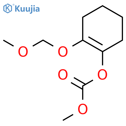 Carbonic acid, 2-(methoxymethoxy)-1-cyclohexen-1-yl methyl ester structure