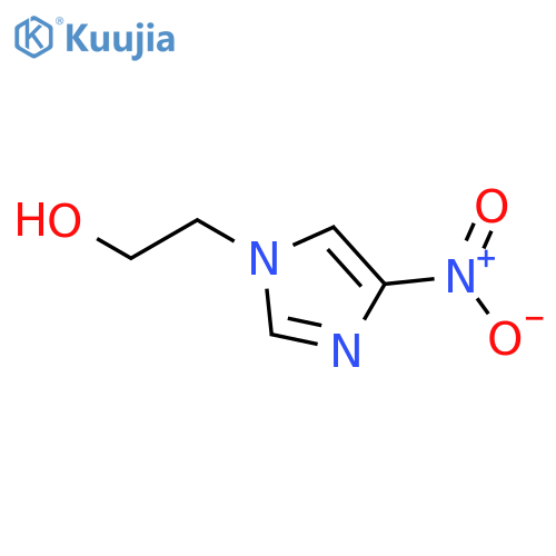 4-nitro-1H-Imidazole-1-ethanol structure