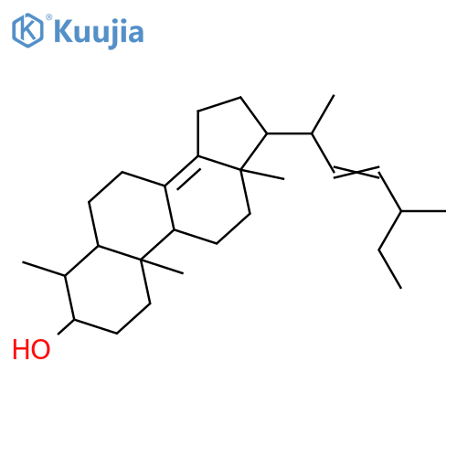 4-Methyl-27-norergosta-8(14),22-dien-3-ol; (3β,4α,5α,22E,24R)-form structure