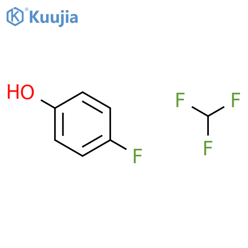 Phenol, 4-fluoro-, compd. with trifluoromethane (1:1) structure