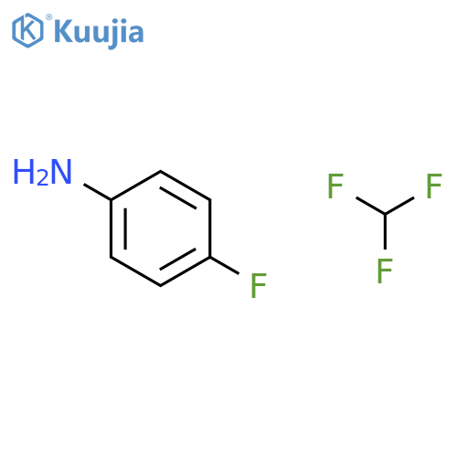 Benzenamine, 4-fluoro-, compd. with trifluoromethane (1:1) structure