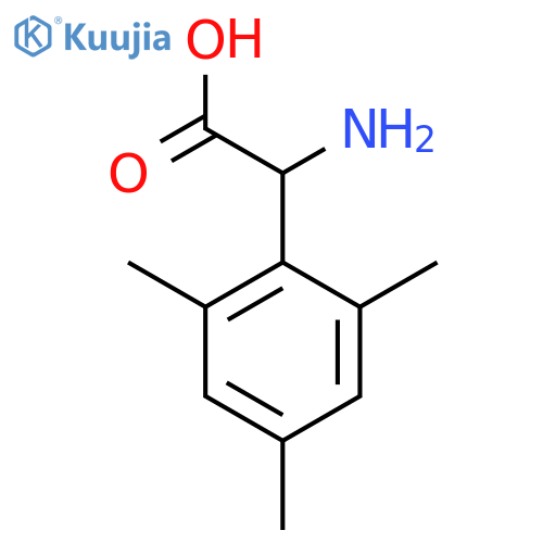 Amino(mesityl)acetic acid structure