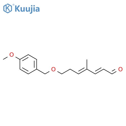 2,4-Heptadienal, 7-[(4-methoxyphenyl)methoxy]-4-methyl-, (2E,4E)- structure