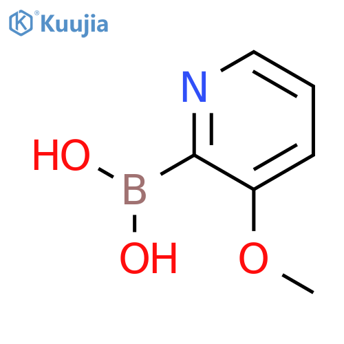 (3-Methoxypyridin-2-yl)boronic acid structure