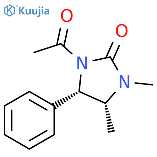2-Imidazolidinone, 1-acetyl-3,4-dimethyl-5-phenyl-, (4R,5S)- structure
