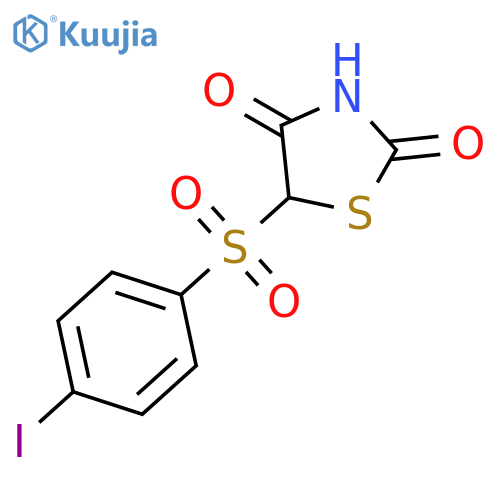 2,4-Thiazolidinedione, 5-[(4-iodophenyl)sulfonyl]- structure